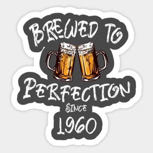 Brewed to Perfection, Personalized Birth Year T-shirt, Birthday Custom Shirt, Birthday Gift, Tee Sticker